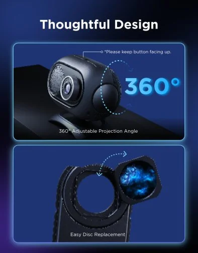 Фото: Нічник Govee H609D Galaxy Light Projector 2 Pro RGB WI-FI/Bluetooth Black (H609D311) № 29 | KTC