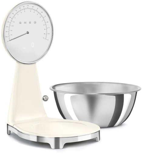 Ваги кухонні Smeg Style Aesthetic Glossy Cream (KSF01CRWW)