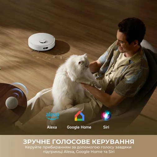 Фото: Робот-пилосос Dreame Bot F20 White (RLF41GA-Wh) № 34 | KTC