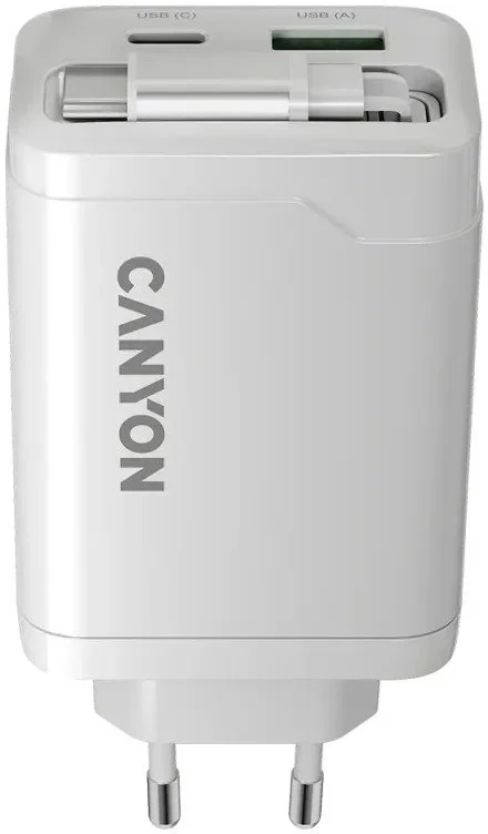 Фото: Зарядний пристрій Canyon OnCharge 65RC GaN 65W White (CNS-CURC65ACW) № 16 | KTC