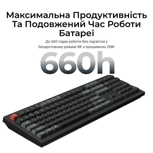 Фото: Клавіатура Keychron V6 Ultra Keychron Red Switch RGB Black (V6U-D1-UA) № 24 | KTC
