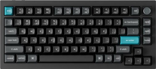 Клавіатура Keychron Q1 Ultra Keychron Red Switch RGB Black (Q1U-M1-UA)
