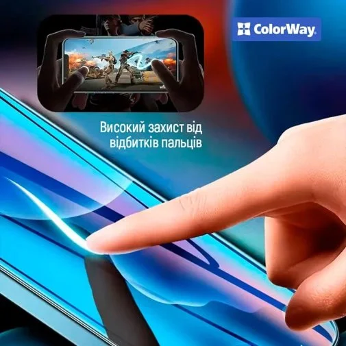 Фото: Захисне скло ColorWay 9H for Oppo A6x 4G - FC Glue Black (CW-GSFGOA6X4-BK) № 10 | KTC