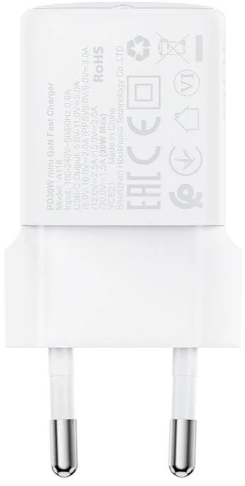 Фото: Зарядний пристрій Acefast A118 GaN PD 30W White (6974316285366) № 14 | KTC