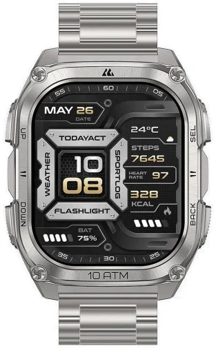 Фото: Смарт годинник KOSPET TANK M4 SE Silver № 10 | KTC