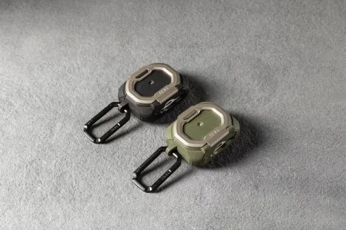 Фото: Чохол UAG for Airpods Pro 3nd Gen 2025 - Monarch with Built-in Phone Stand Olive Drab/Silver (104131117233) № 41 | KTC