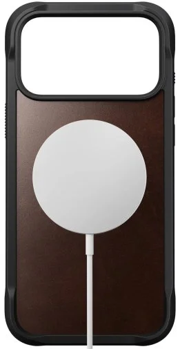 Фото: Чохол Nomad for Apple iPhone 17 Pro - Rugged Leather Horween Rustic Brown (NM011819858) № 15 | KTC
