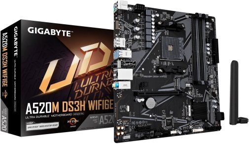 Материнська плата Gigabyte A520M DS3H WIFI6E