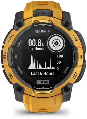 Фото: Смарт годинник Garmin Instinct 3 - 45mm Solar Sunburst with Sunburst/Gray Band (010-02934-02) № 17 | KTC
