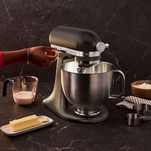Фото: Планетарний міксер KitchenAid Artisan Plus 4.7L 5KSM50PKVE Iron Ore (5KSM50PKVEIO) № 10 | KTC
