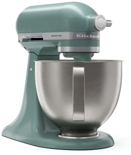 Фото: Планетарний міксер KitchenAid Artisan Plus 4.7L 5KSM50PKVE Mint Julep (5KSM50PKVEMJ) № 9 | KTC
