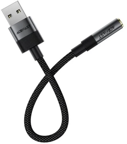 Фото: Перехідник Acefast J13 AM / Jack 3.5mm F 0.15m Black (6974316285298) № 11 | KTC