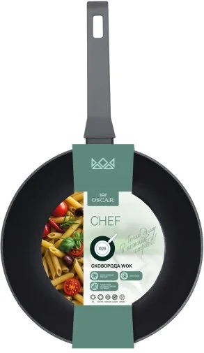 Фото: Сковорода Oscar Chef WOK 28cm Black (OSR-1101-28 w/n) № 8 | KTC