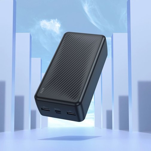 Батарея універсальна BOROFONE BJ55B Graceful 30000mAh 10W Black (6941991116421)