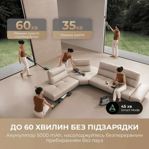 Фото: Ручний бездротовий пилосос Mova X4 Mix (HMV17A) № 22 | KTC