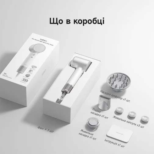 Фото: Фен Laifen NEO Special Sliver White (1HD14-S-EU-SI-002) № 18 | KTC