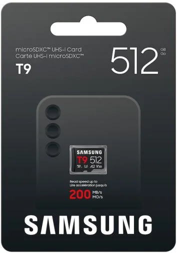 Фото: FLASH пам'ять Samsung T9 UHS-I U3 V30 A2 Micro SDXC 512GB (MB-MH512T/WW) № 9 | KTC