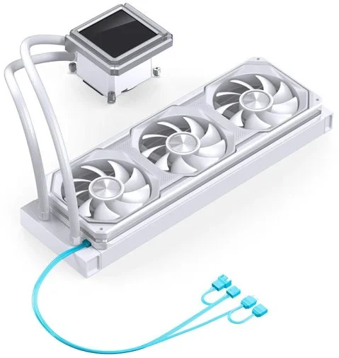 Фото: Система рідинного охолодження Jonsbo TX-360 White № 56 | KTC