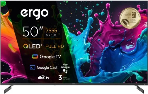 Фото: Телевізор QLED Ergo 50JFQ7555 (Google TV, Wi-Fi, 1920x1080) № 15 | KTC