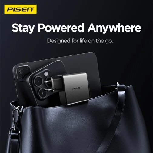 Фото: Зарядний пристрій Pisen BOLT Utility PD 65W Black (TP-C66) № 21 | KTC