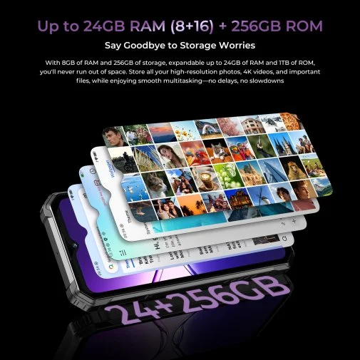 Фото: Смартфон Oukitel G7 8/256GB Black (G7_8_256_BK) № 16 | KTC