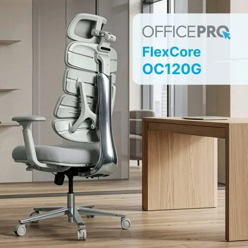 Фото: Крісло OfficePro FlexCore OC120G Grey № 22 | KTC