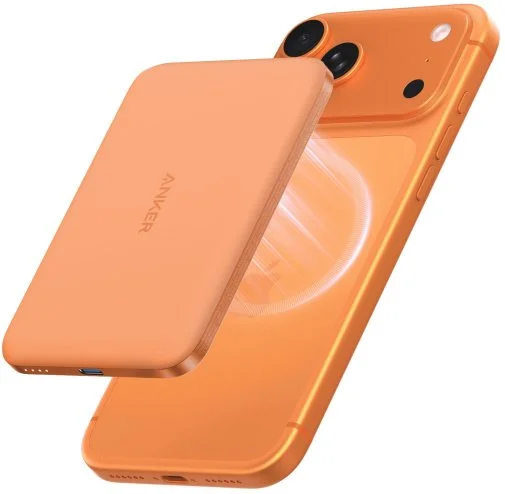 Фото: Батарея універсальна Anker Nano 5000mAh 20W Qi2 15W Orange (A1665HO1) № 12 | KTC