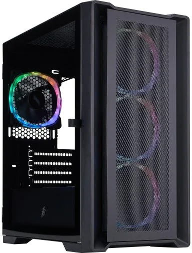 Фото: Корпус 1stPlayer T4-BK-4FS7 Black with window № 10 | KTC