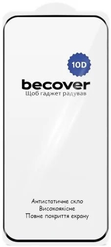 Фото: Захисне скло BeCover 10D for Oppo Reno15 5G - Black (716106) № 9 | KTC