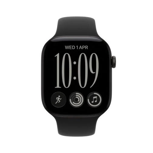 Фото: Смарт годинник Apple Watch 12 GPS 42mm - Black Aluminium Case with Black Sport Band - M/L (MJEC4) № 10 | KTC