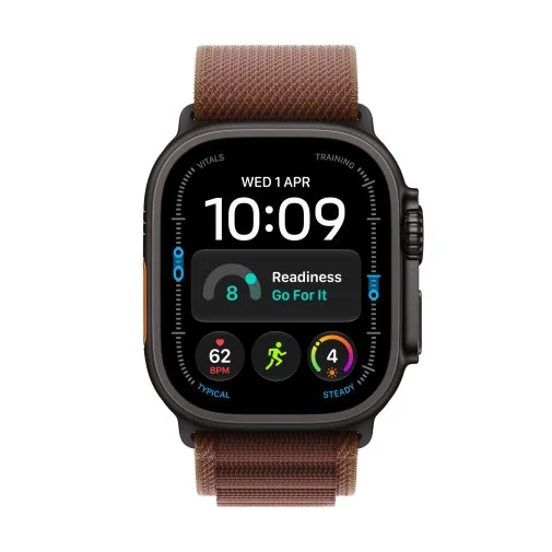 Фото: Смарт годинник Apple Watch Ultra 4 49mm - Black Titanium Case with Burgundy Alpine Loop - S (MJC04) № 10 | KTC