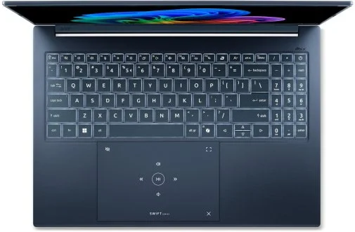 Фото: Ноутбук Acer Swift Go 16 AI SFG16-A71-R8V3 NX.JX9EU.007 Blue - 16" OLED 60 Гц / AMD Ryzen AI 7 / 445 / DDR5 16 ГБ / PCI-E SSD 512 ГБ / Radeon Graphics № 12 | KTC