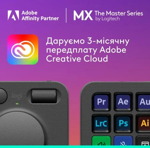 Фото: Клавіатура Logitech MX Creative Console Graphite (920-012931) № 12 | KTC