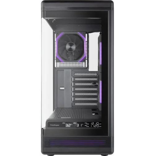 Фото: Корпус 1stPlayer PB8-BK-2FH7R-1FH7 Black with window № 18 | KTC