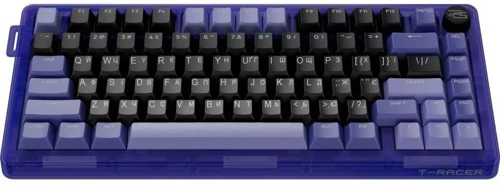 Фото: Клавіатура Proove Gaming T-Racer ENG/UKR WL/BT/USB Purple/Black (WKTR00022414) № 9 | KTC