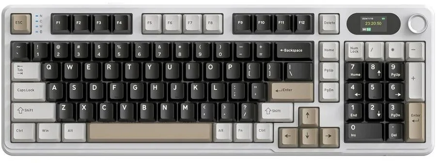 Фото: Клавіатура Attack Shark X98 Pro WL/BT/USB Cheese White (X98PROCW_AS) № 11 | KTC