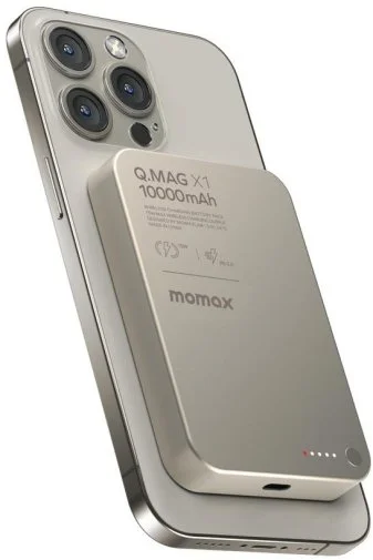 Фото: Батарея універсальна Momax Q.MAG X1 10000mAh 20W / Qi 15W Titan (IP117AE) № 16 | KTC