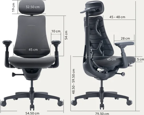 Фото: Крісло LiberNovo Omni Pro Graphite 48cm (CP-GW-0000078-00-05) № 41 | KTC