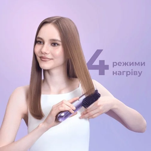 Фото: Щітка-випрямляч Dreame Sleek Berry Purple (AA02B-BP) № 15 | KTC