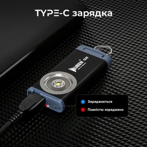 Фото: Ліхтар брелок Wuben G2 Black (wub-g2b) № 21 | KTC