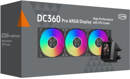 Фото: Система рідинного охолодження PCCooler DC360 Pro ARGB Display Black (DC360Pro-BKAWXY-GL) № 11 | KTC