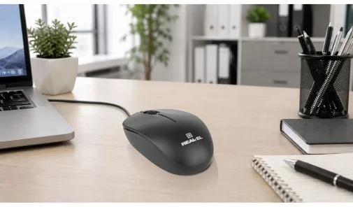 Фото: Миша Real-EL RM-206 USB Black (EL123200061) № 19 | KTC