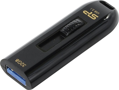 Флешка USB Silicon Power Blaze B21 32 ГБ (SP032GBUF3B21V1K) чорна