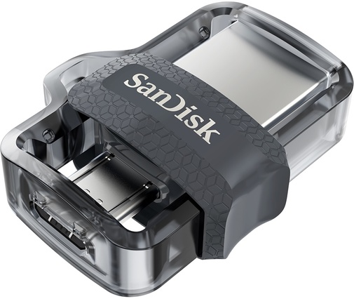 Флешка USB SanDisk Ultra Dual Drive 128 ГБ (SDDD3-128G-G46) чорний