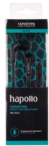 Фото: Гарнітура Hapollo HS-2515 чорна № 5 | KTC