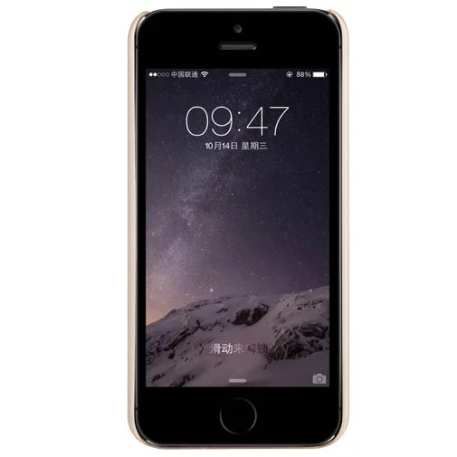 Фото: Чохол Nillkin для iPhone 5 / 5S / SE - Super Frosted Shield золотий № 6 | KTC