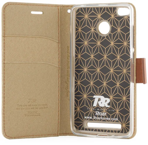 Фото: Чохол Roar для Xiaomi Redmi 3S/3 Pro - Simply Life Diary Khaki № 8 | KTC