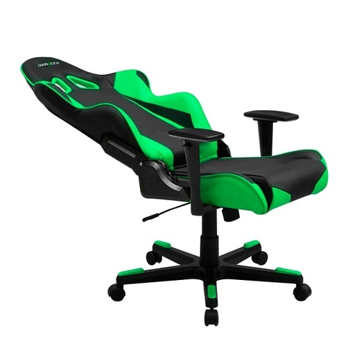 Крісло ігрове DXRACER RACING OH/RЕ0/NЕ чорне з зеленими вставками 