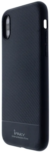 Фото: Чохол iPaky for iPhone X/Xs Carbon Fiber Patterm Grey № 5 | KTC