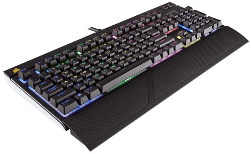 Клавіатура, Corsair STRAFE RGB, Cherry MX, механіка, USB MX Silent ( Gaming )